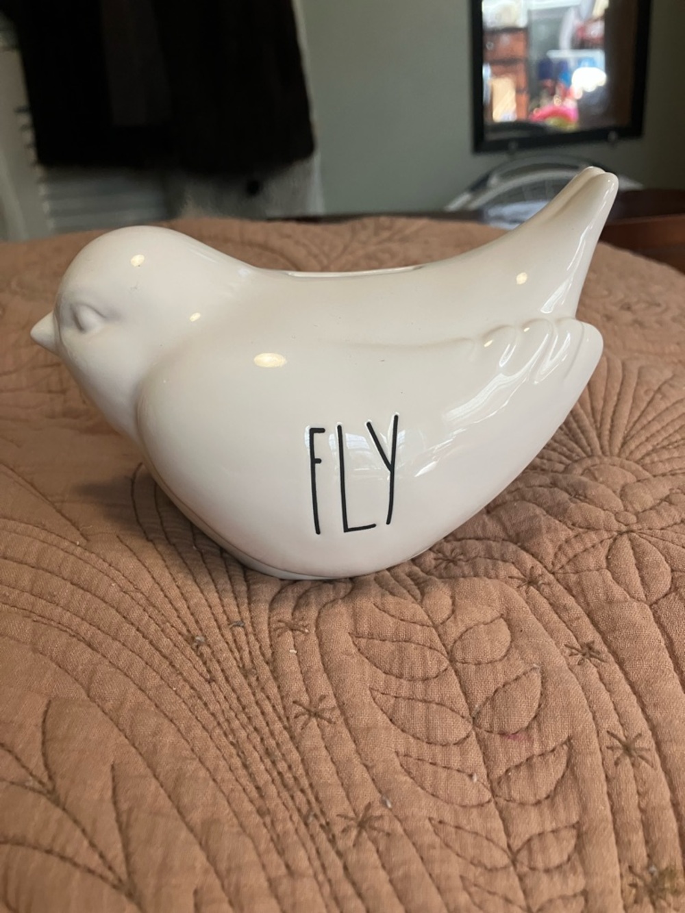 Rae Dunn Ceramic Bird Bank